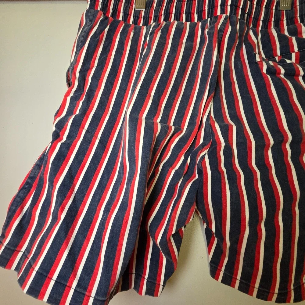 Uncle Ralph Lauren Men's Medium Cotton Striped Shorts Preppy Old Money Acdemia